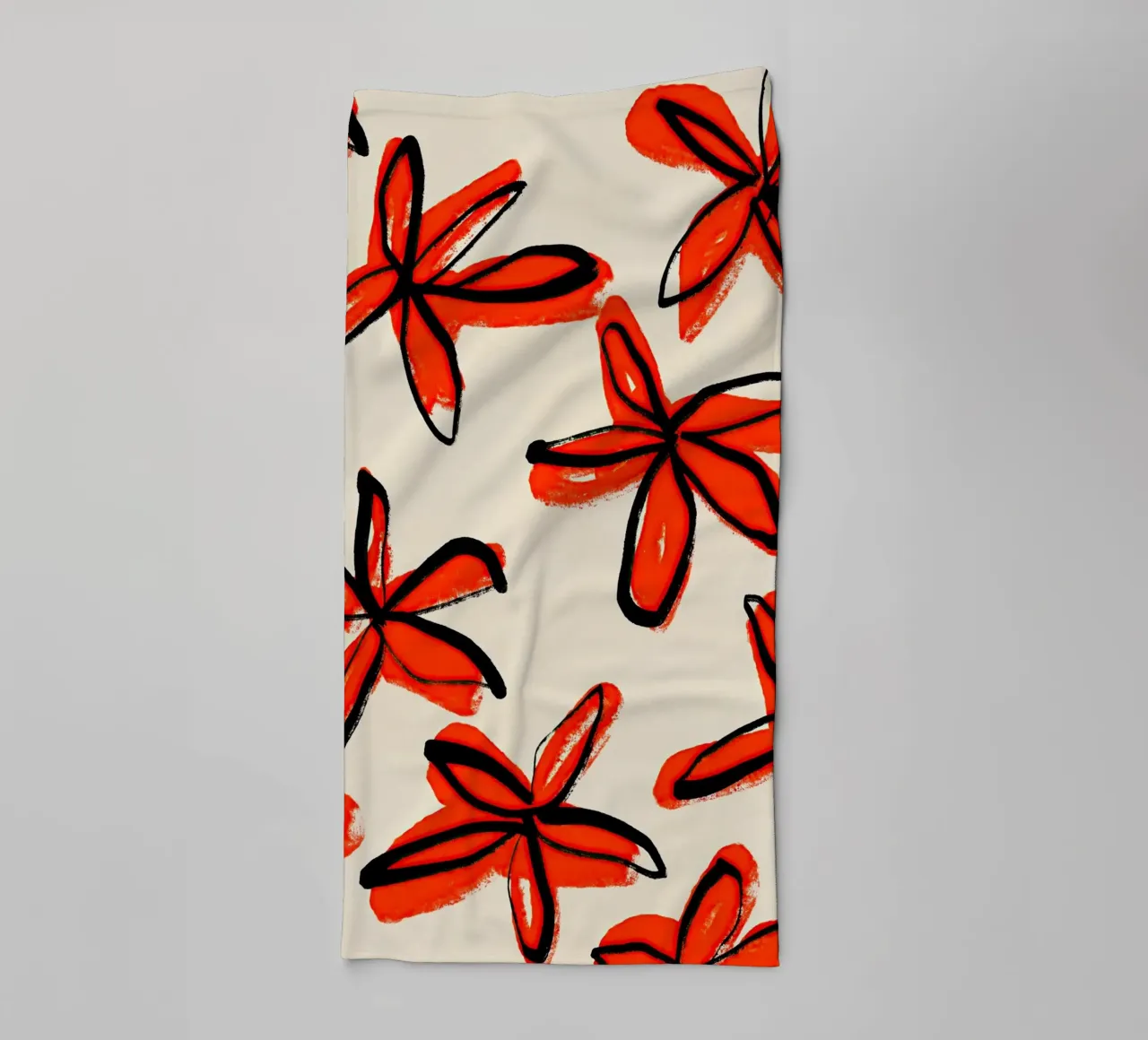Blooming Petals No 03 asciugamano da bagno da treechild