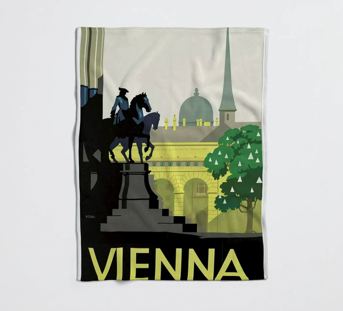 vienna fleecedeken van Robert Livingston