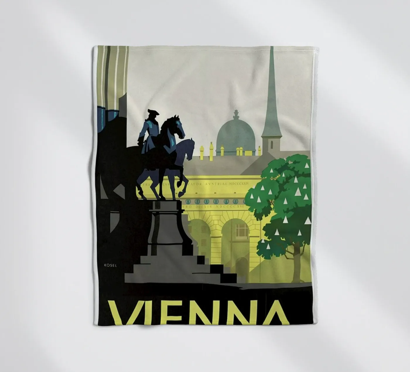 vienna fleecedeken van Robert Livingston