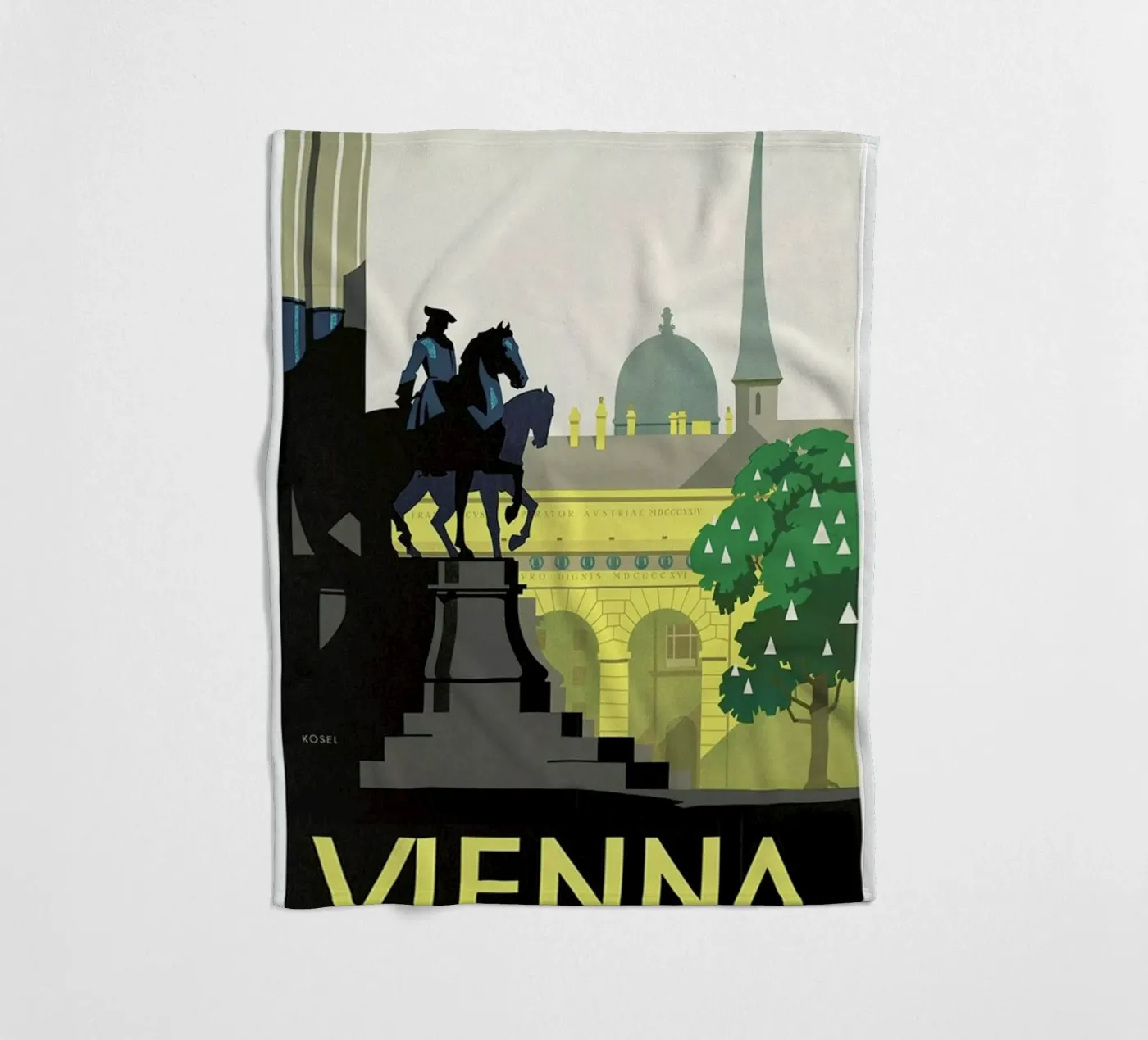 vienna fleecedeken van Robert Livingston