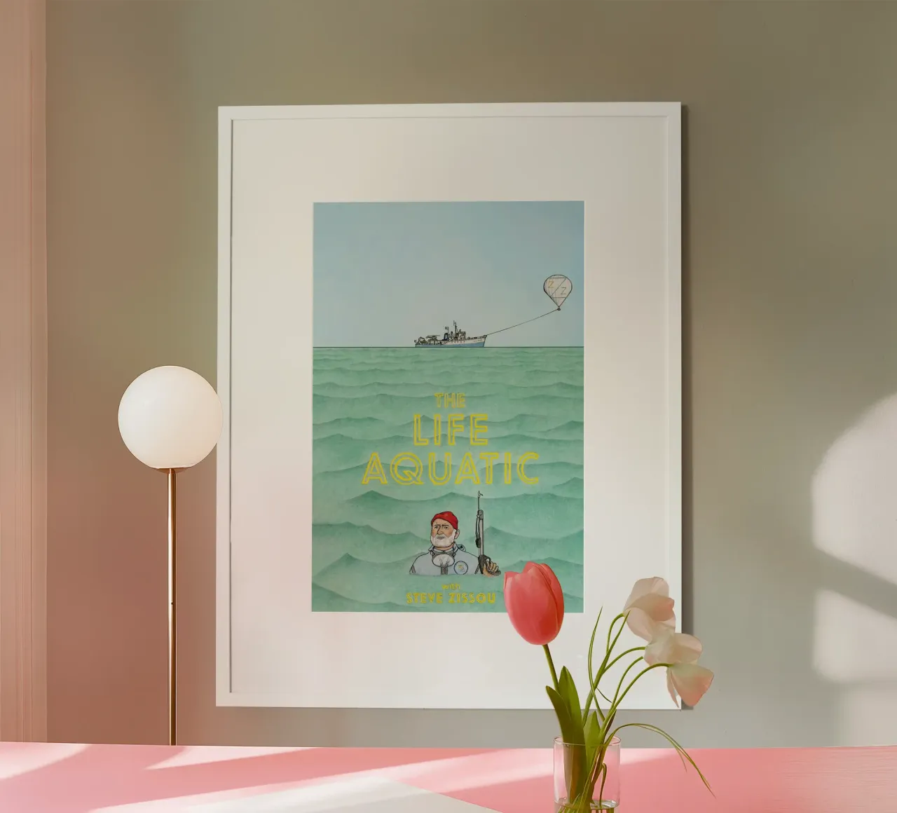 The Life Aquatic with Steve Zissou poster da Attaboy Dsgn