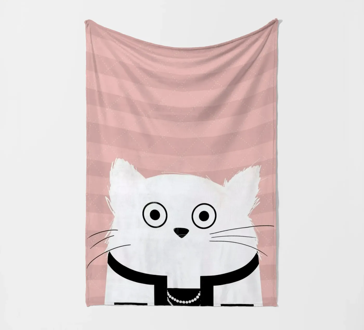 Cat Coco fleece blanket by Doozal