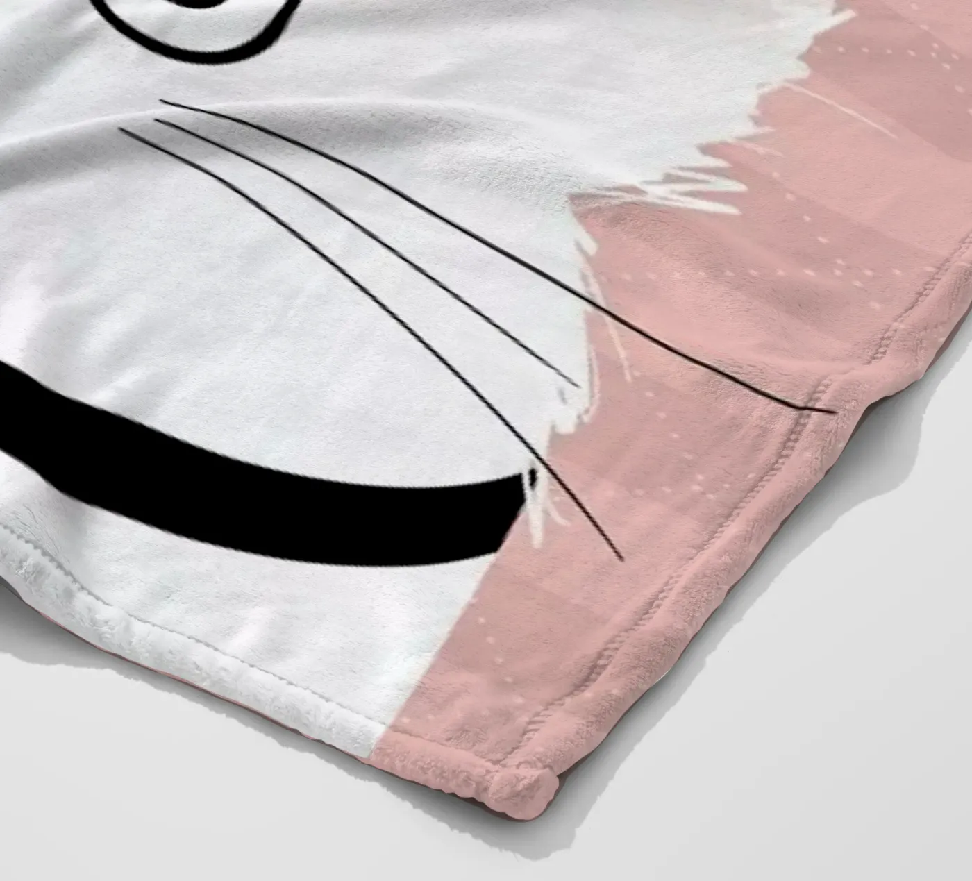 Cat Coco fleece blanket by Doozal