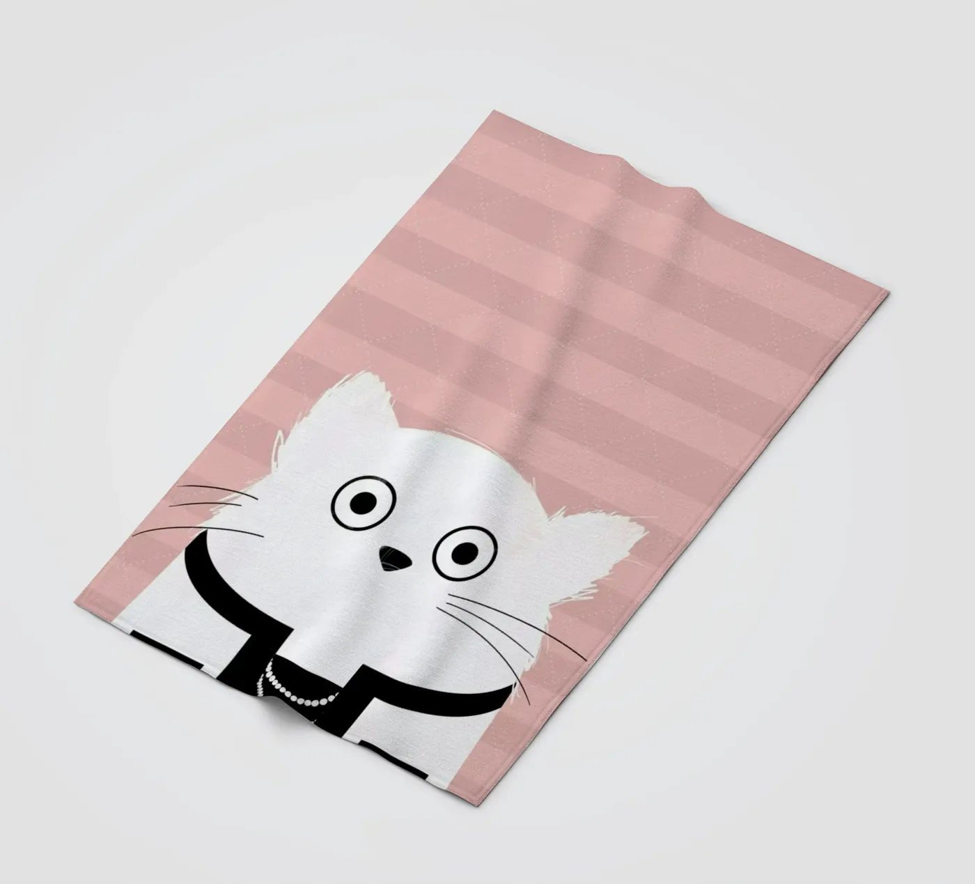 Cat Coco fleece blanket by Doozal