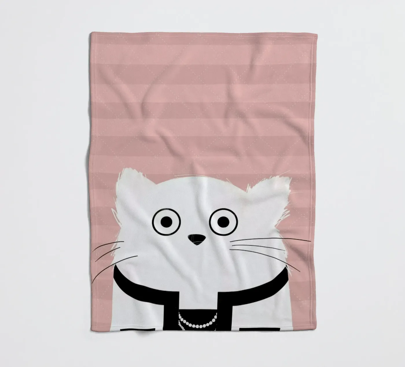Cat Coco fleece blanket by Doozal