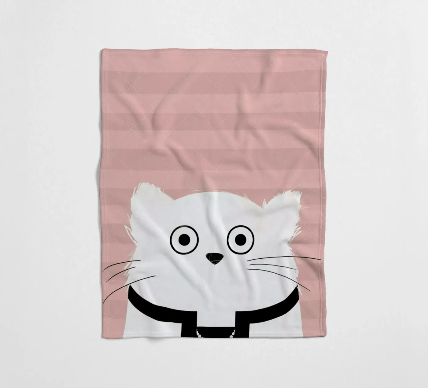 Cat Coco fleece blanket by Doozal