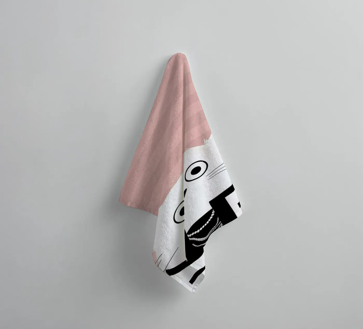 Cat Coco towel by Doozal