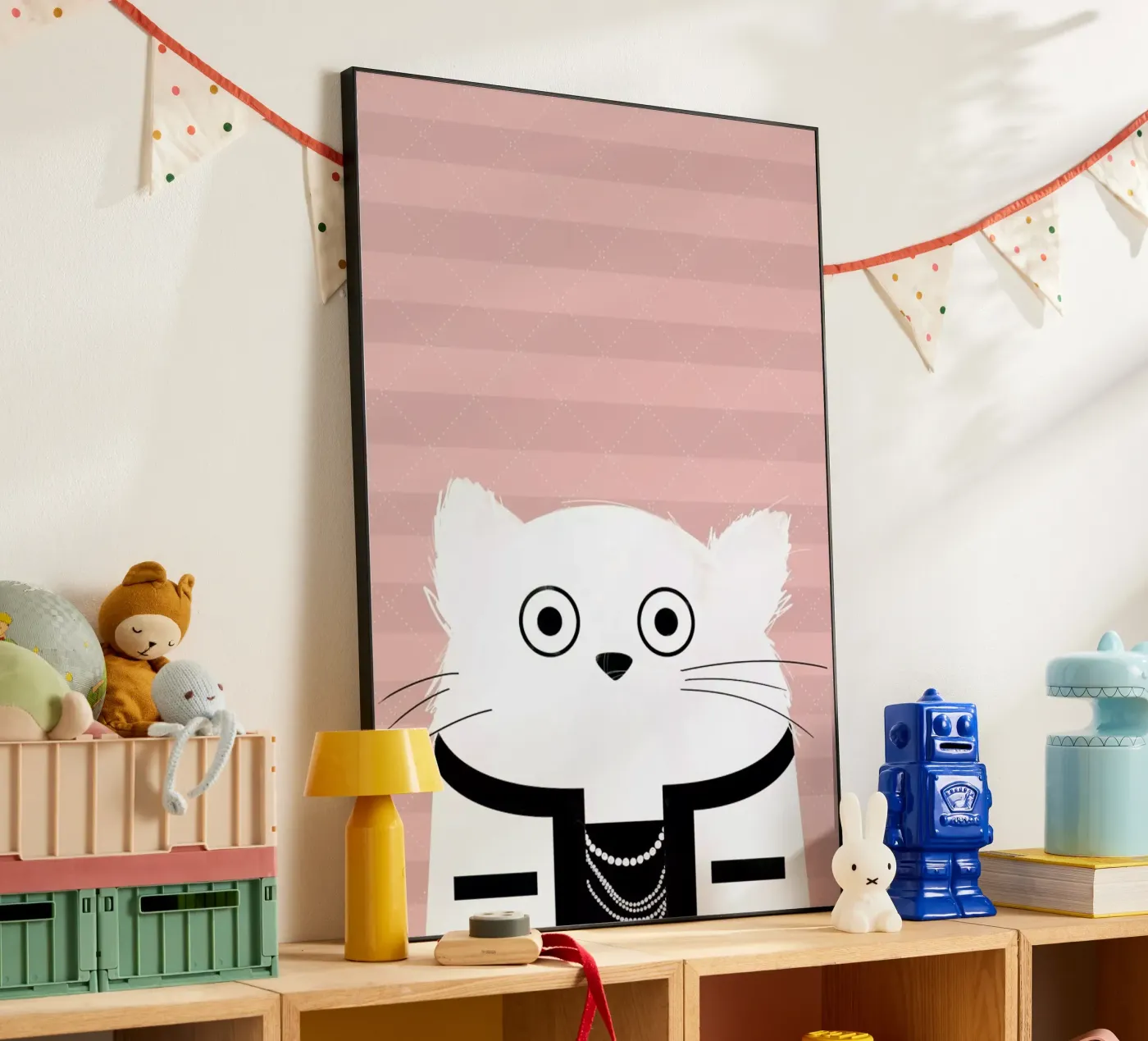 Cat Coco alluminio dibond da Doozal