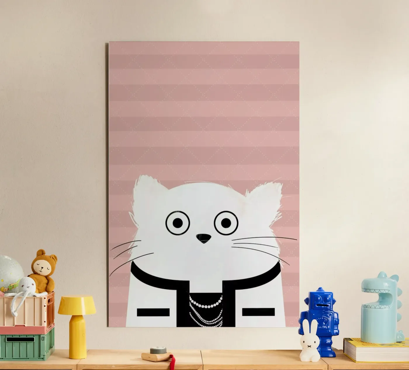 Cat Coco alluminio dibond da Doozal