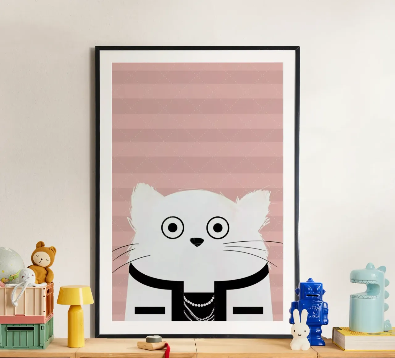 Cat Coco carta hahnemühle da Doozal
