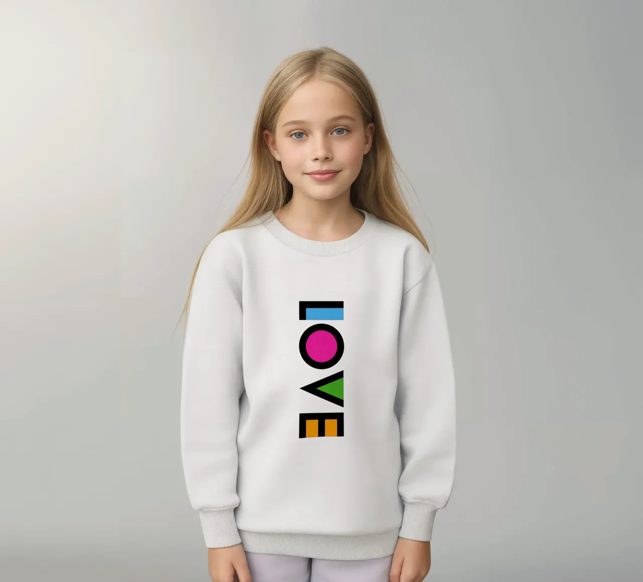 L'amore felpa bambino da 🥝 KIWI STORE