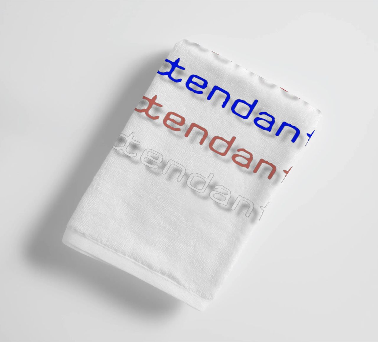Flight Attendant Text Design Trending Now towel by Urban Life