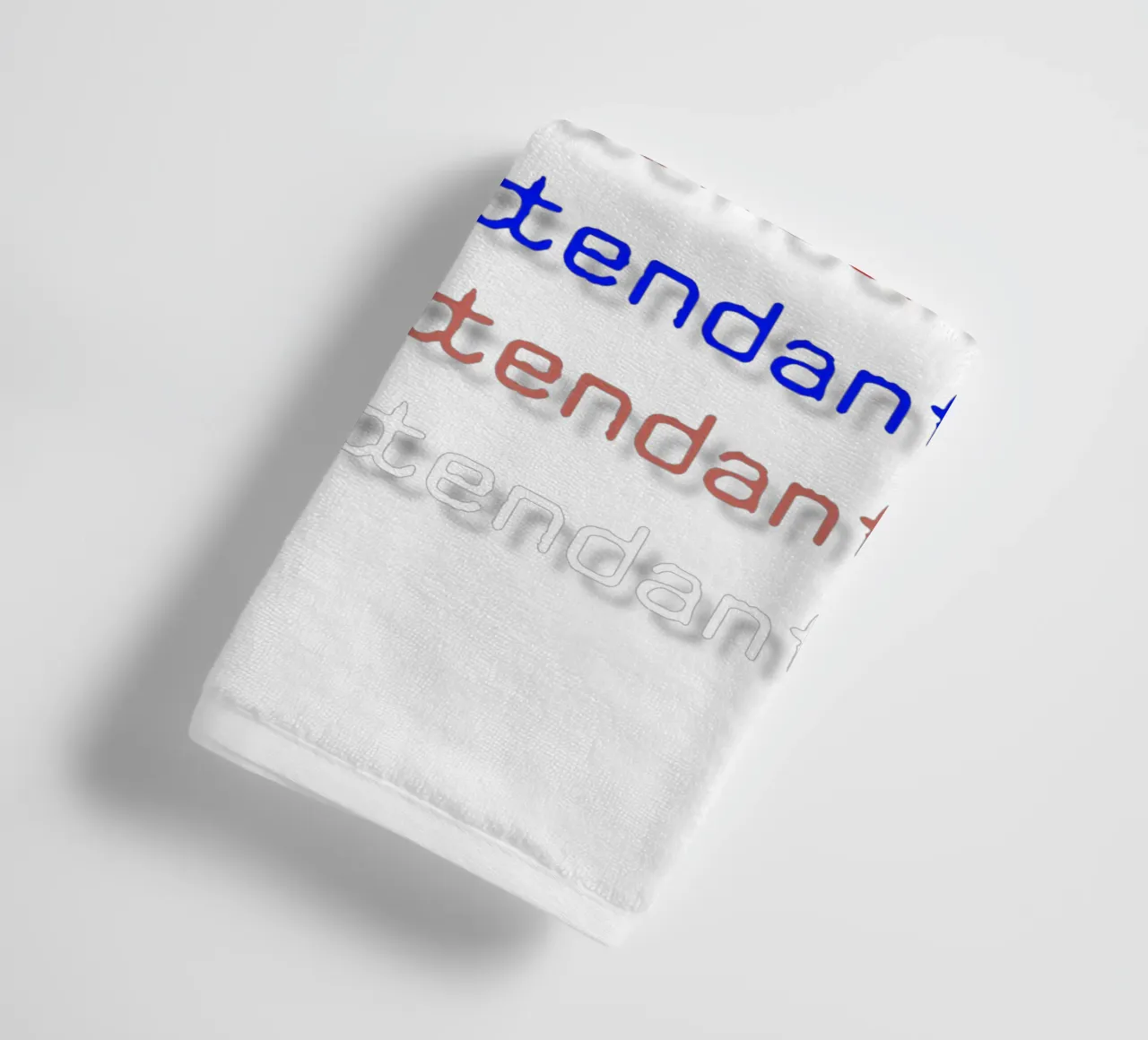 Flugbegleiter Text Design Trending Now Handtuch von Urban Life