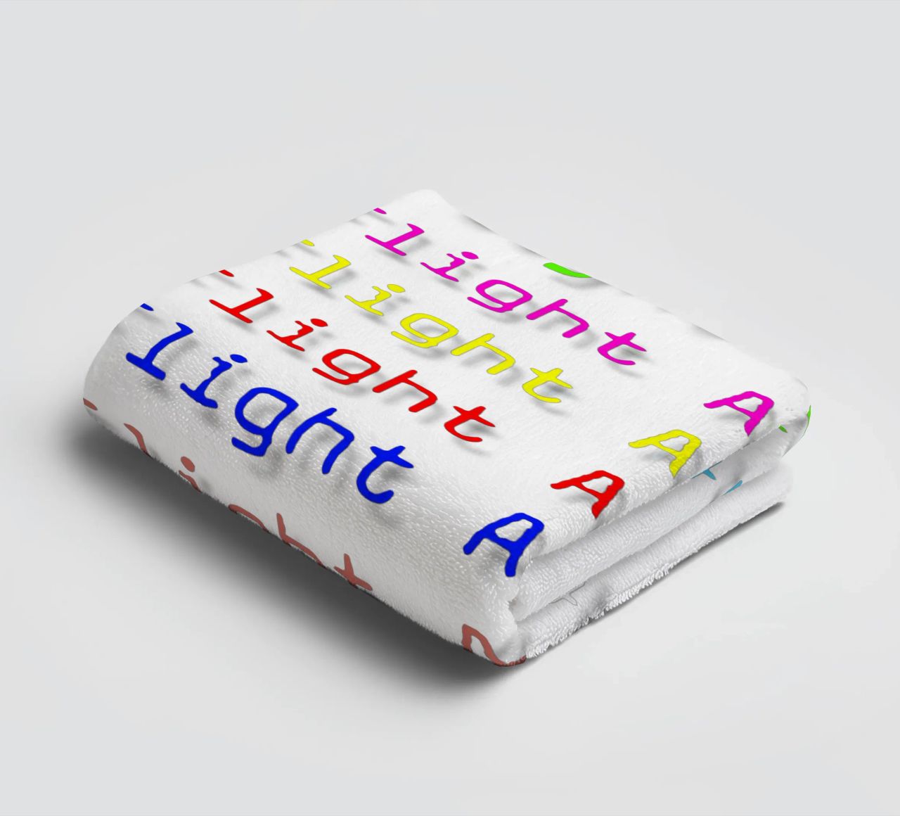 Flight Attendant Text Design Trending Now towel by Urban Life