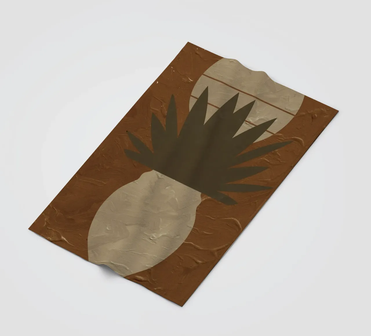 Terracotta Line No 01 coperta in pile da treechild