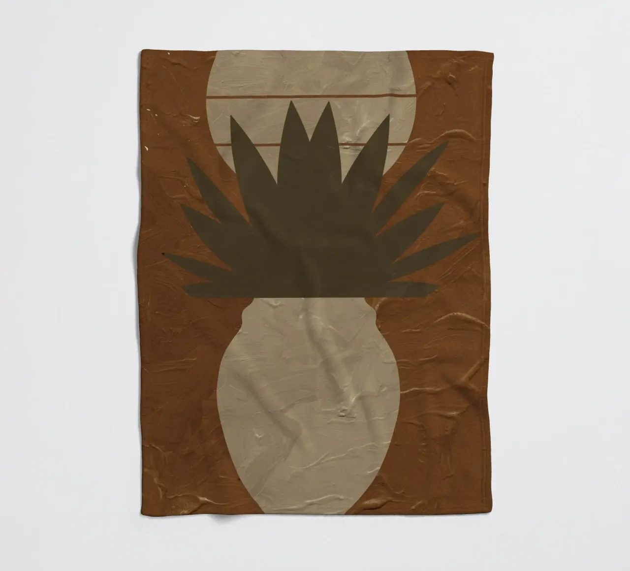 Terracotta Line No 01 coperta in pile da treechild