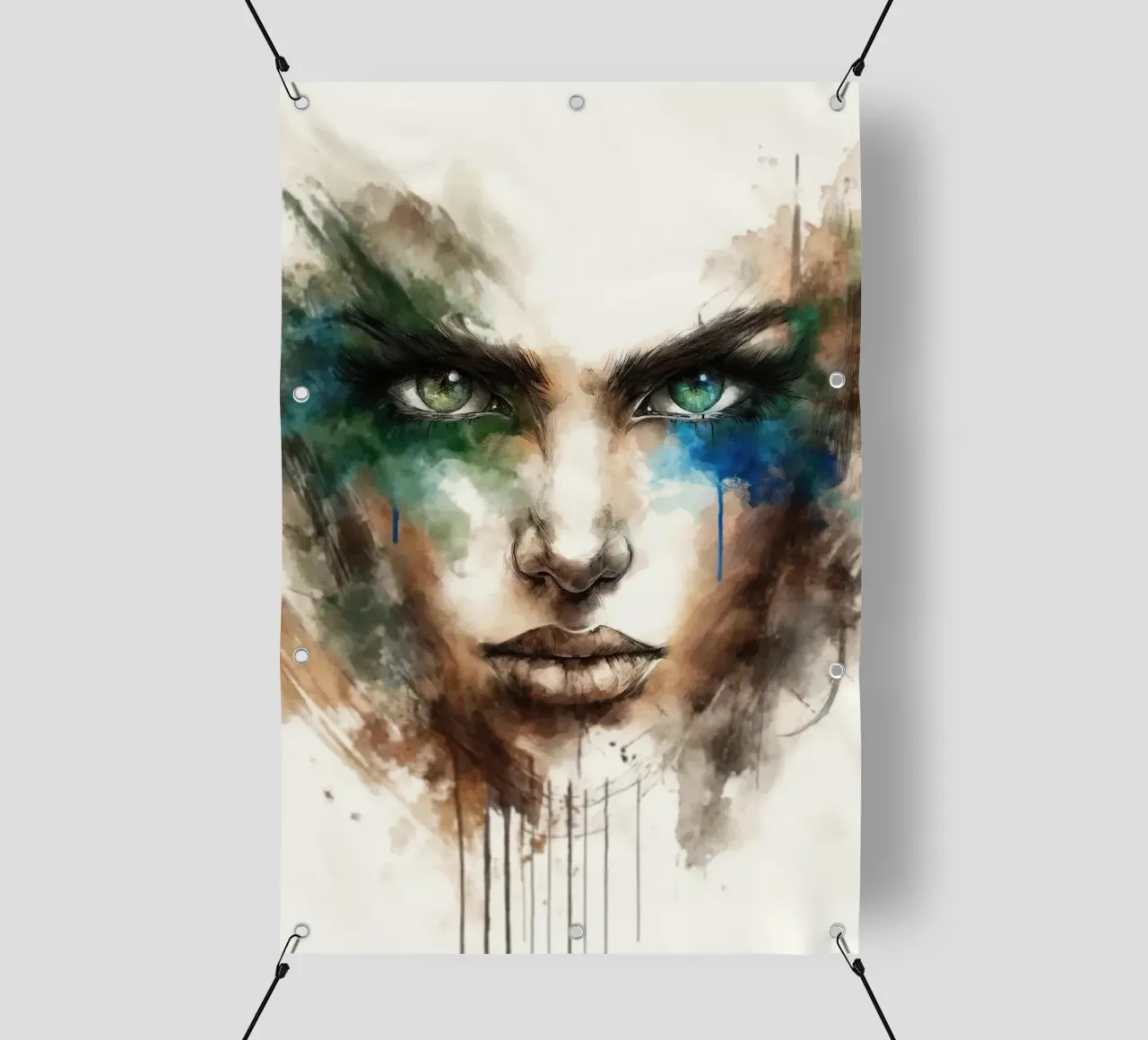 Regard enchanteur bâche pvc de Chromatic Fusion Studio
