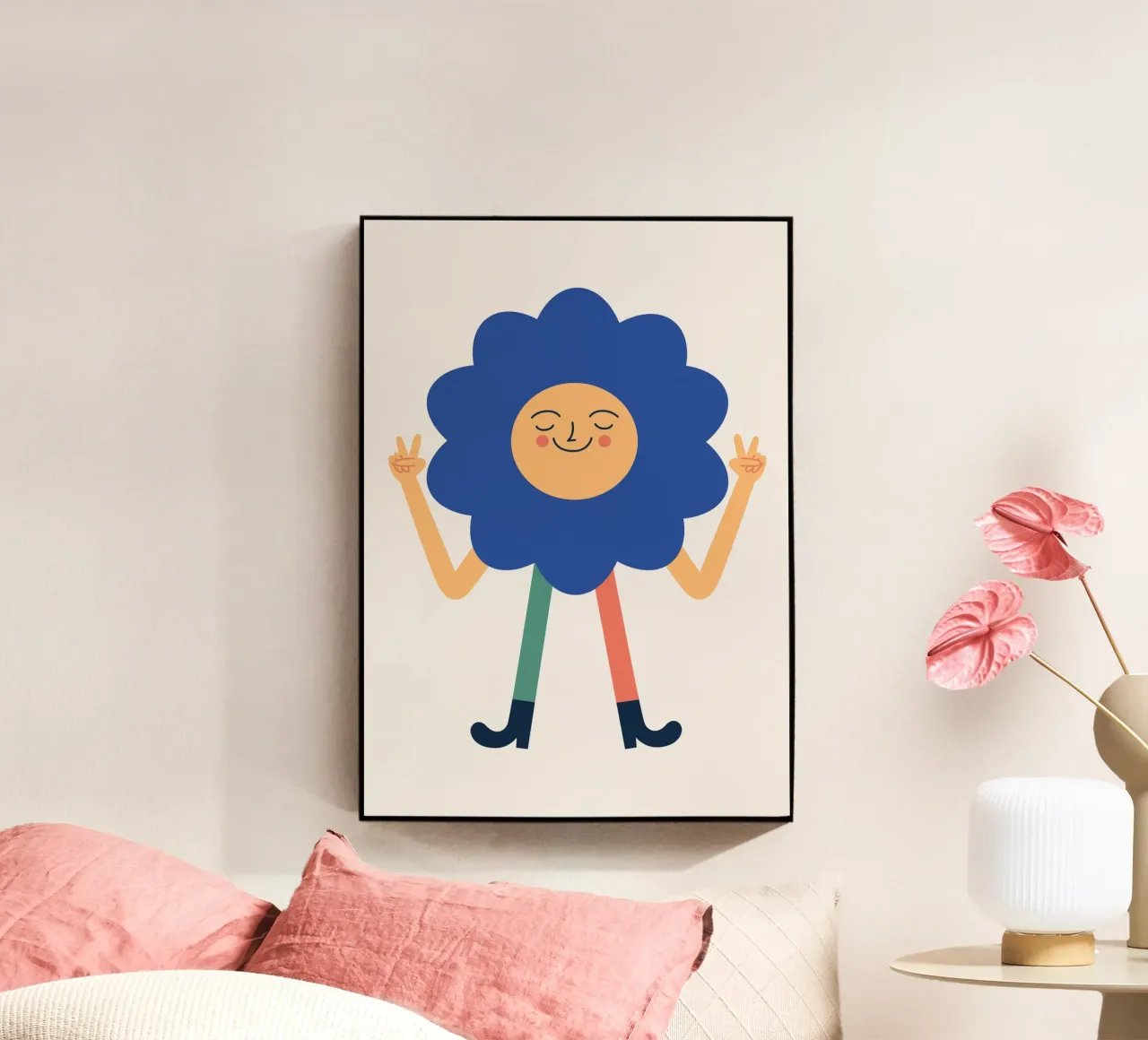 Flowerpower plexiglass da Susann Stefanizen