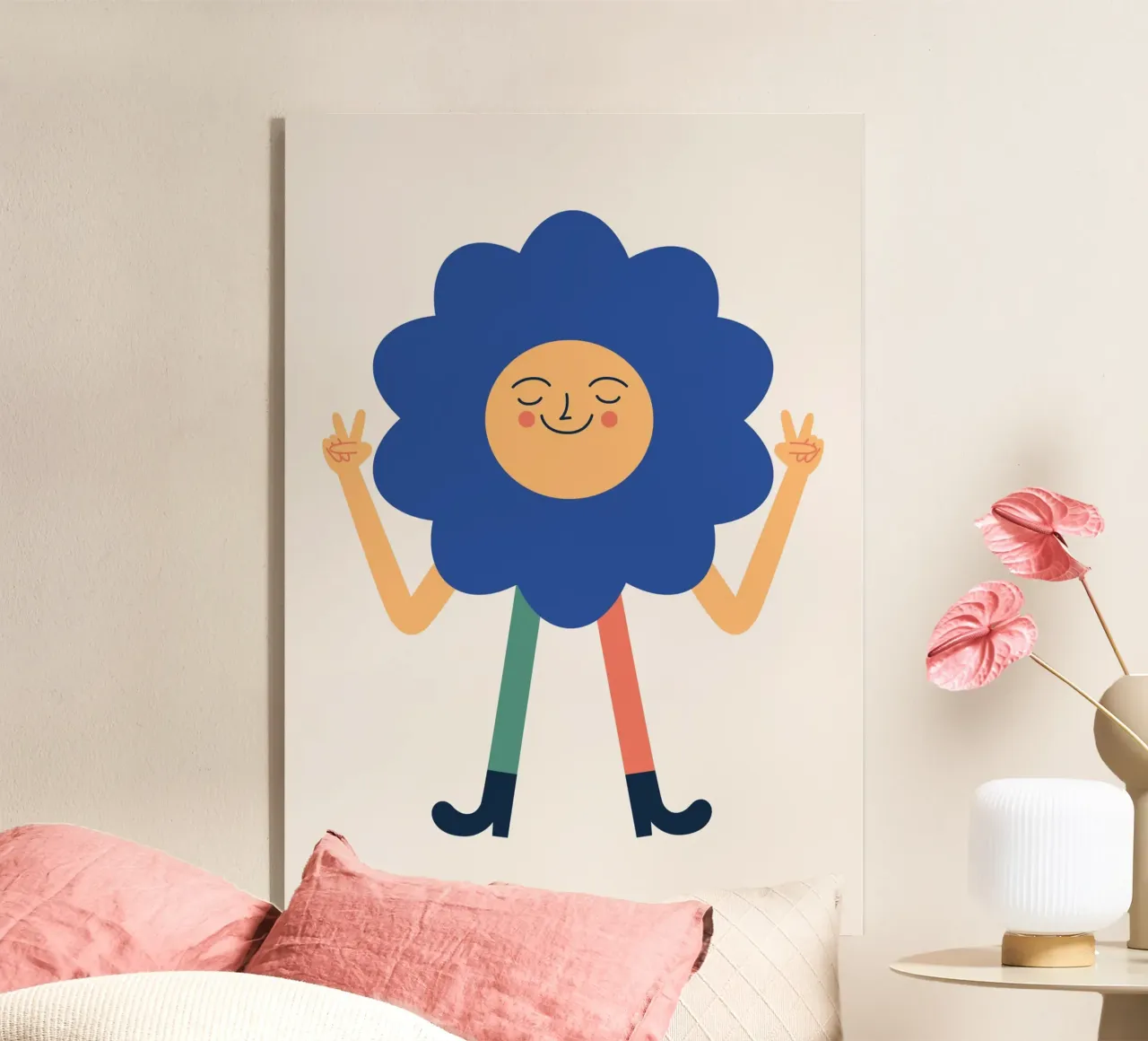 Flowerpower plexiglass da Susann Stefanizen