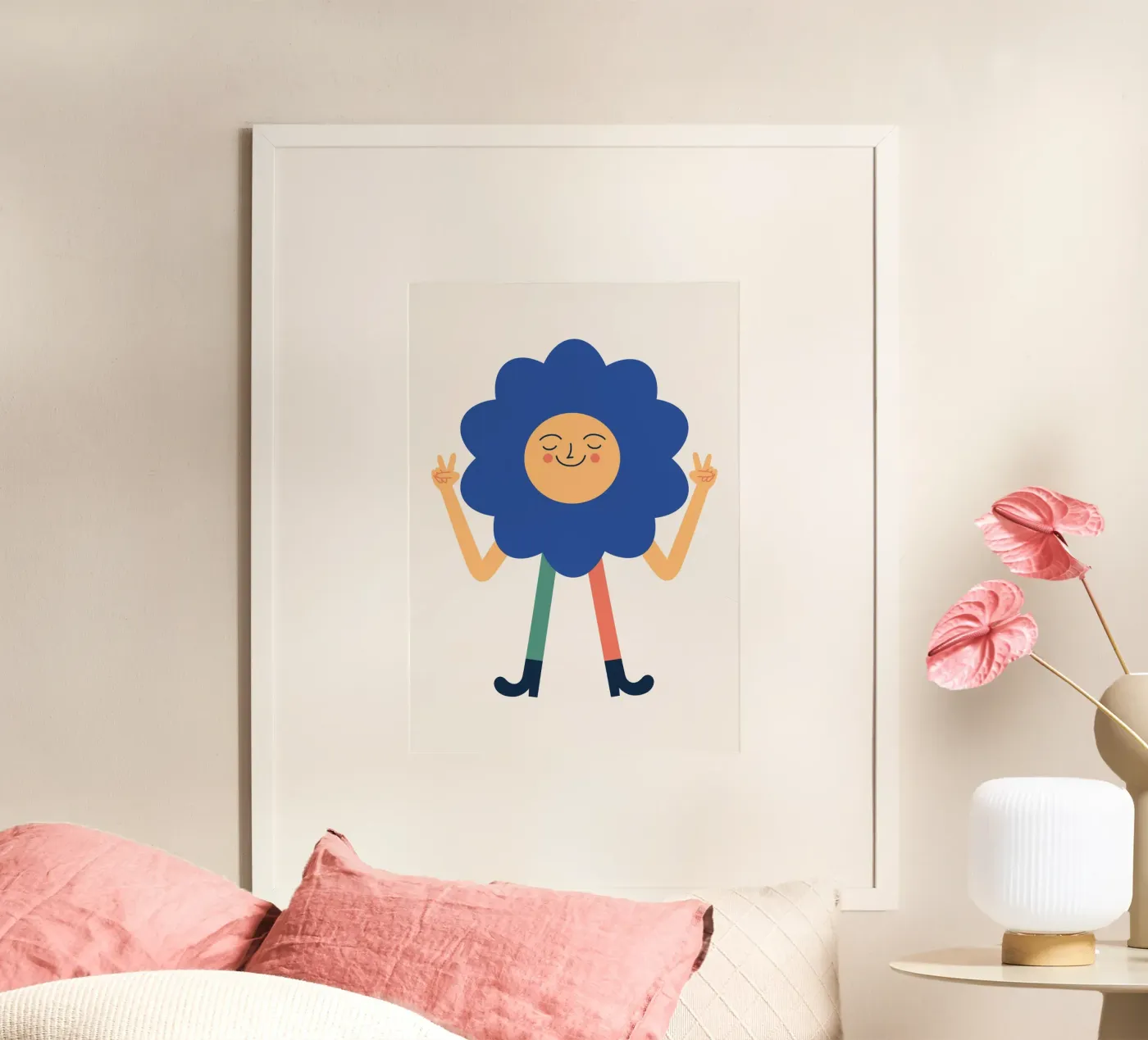 Flowerpower poster da Susann Stefanizen