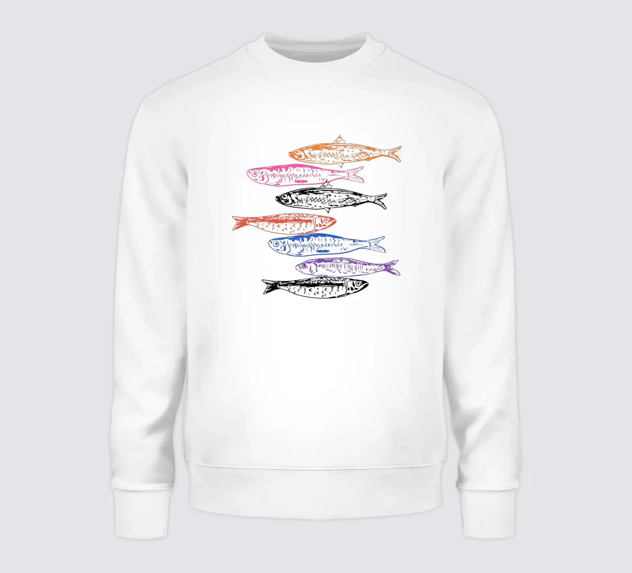 Retro Sardines felpa da EDMPROJECT