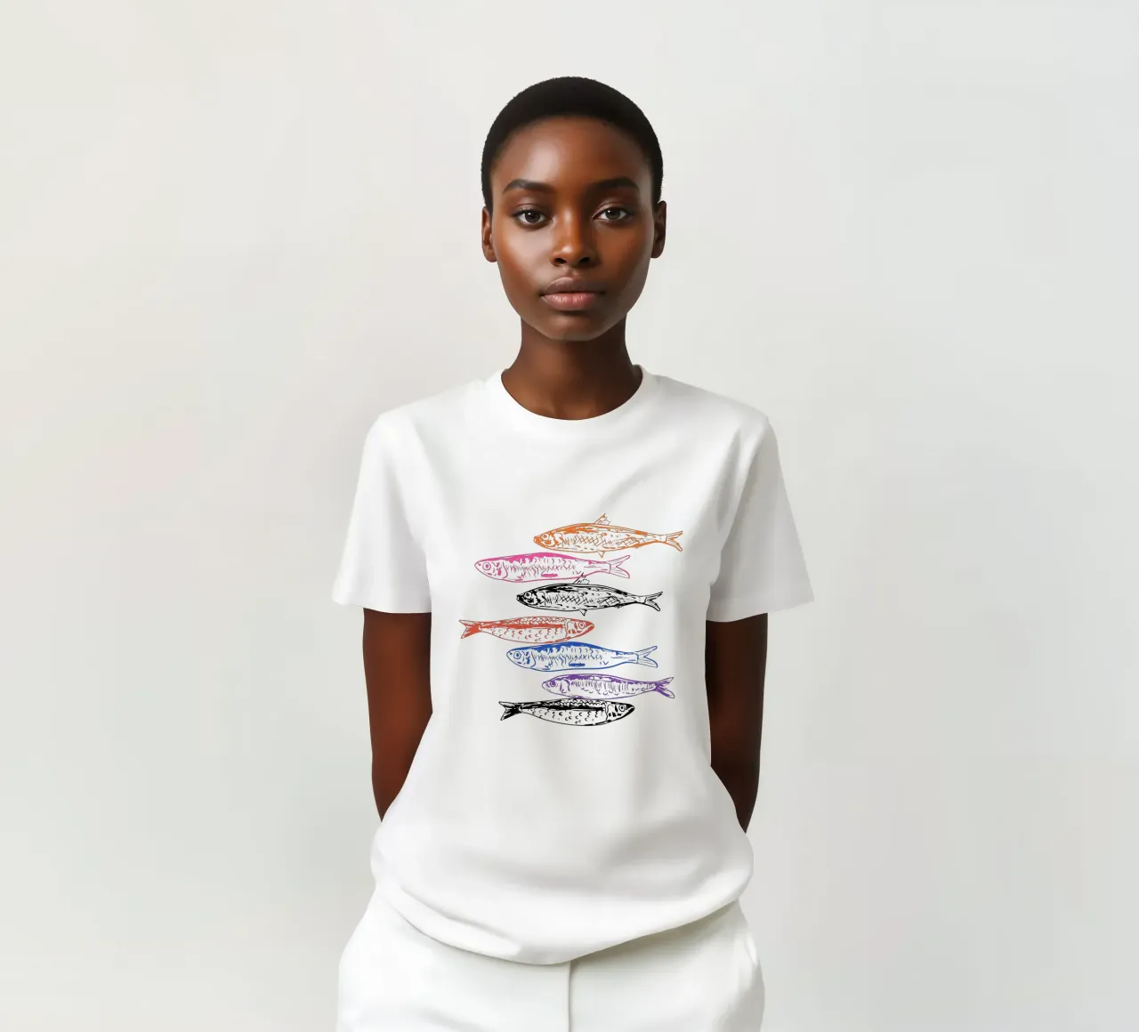 Retro Sardines t-shirt da EDMPROJECT