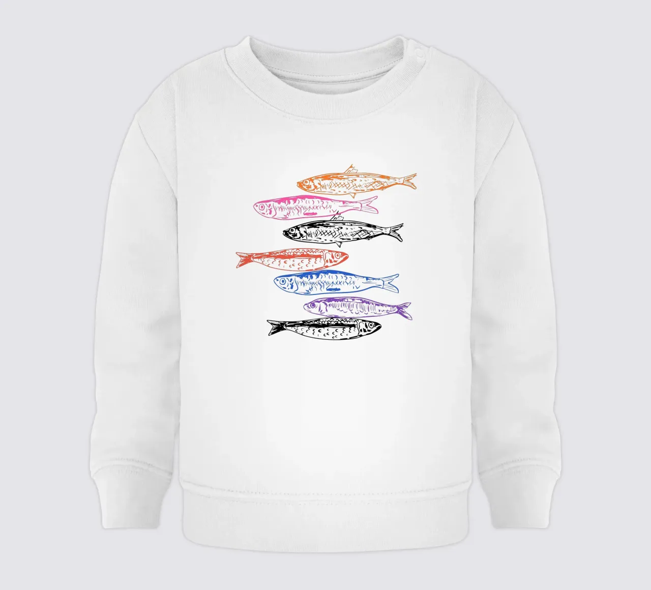 Retro Sardines felpa neonato da EDMPROJECT