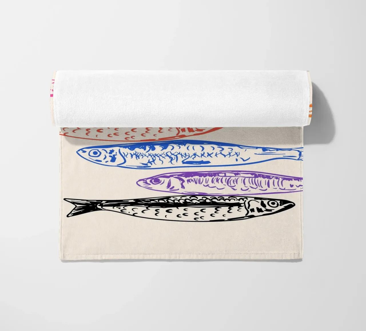 Retro Sardines telo mare da EDMPROJECT