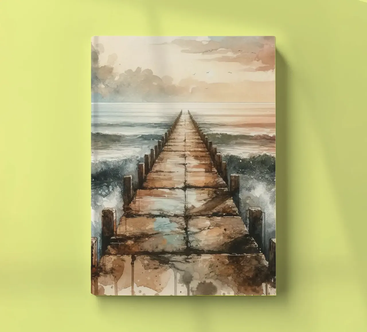 Endless Pier into the Horizon notebook by Chromatic Fusion Studio