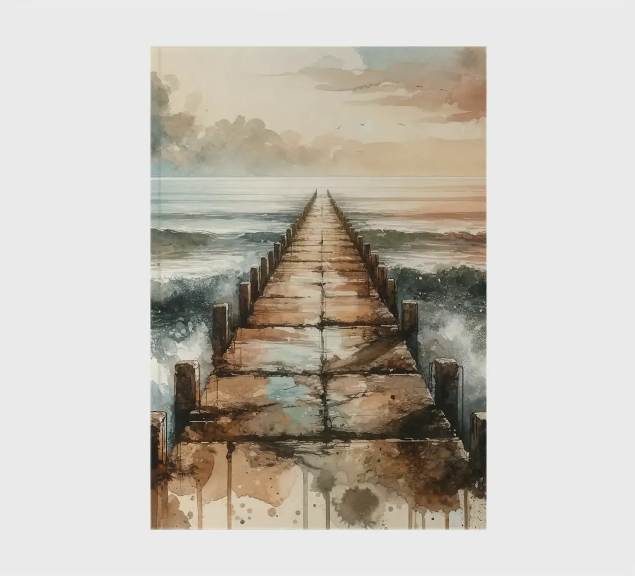 Endless Pier into the Horizon notebook by Chromatic Fusion Studio