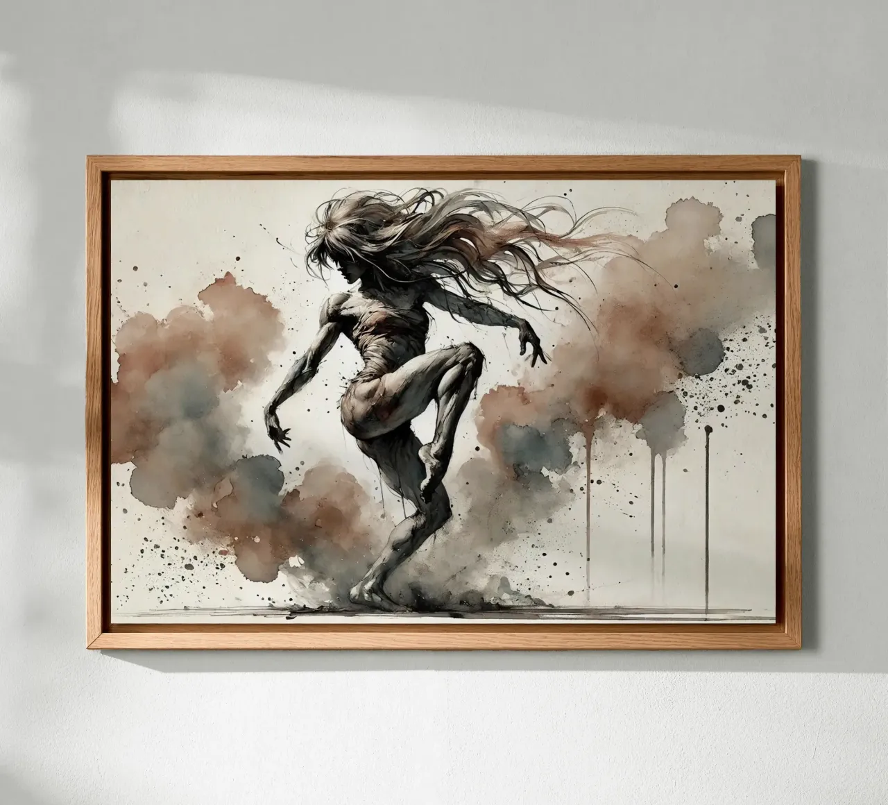 Etherische dans canvas met Baklijst van Chromatic Fusion Studio