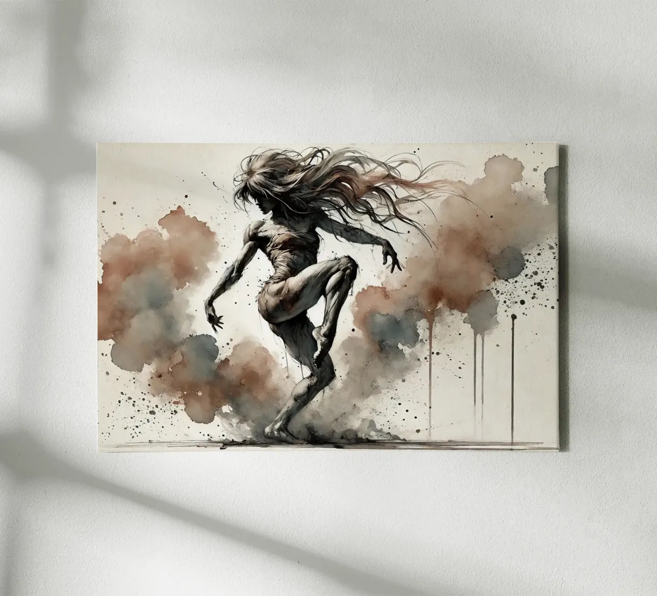 Etherische dans canvas met Baklijst van Chromatic Fusion Studio