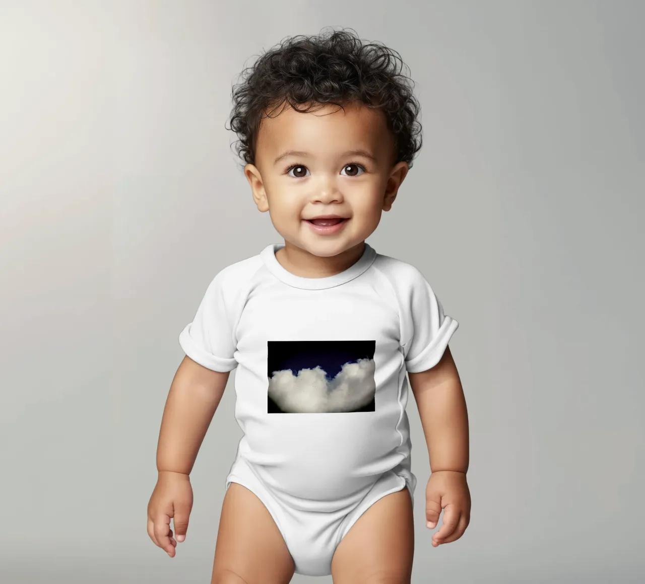Balloons short-sleeve baby romper by Tal Paz-Fridman