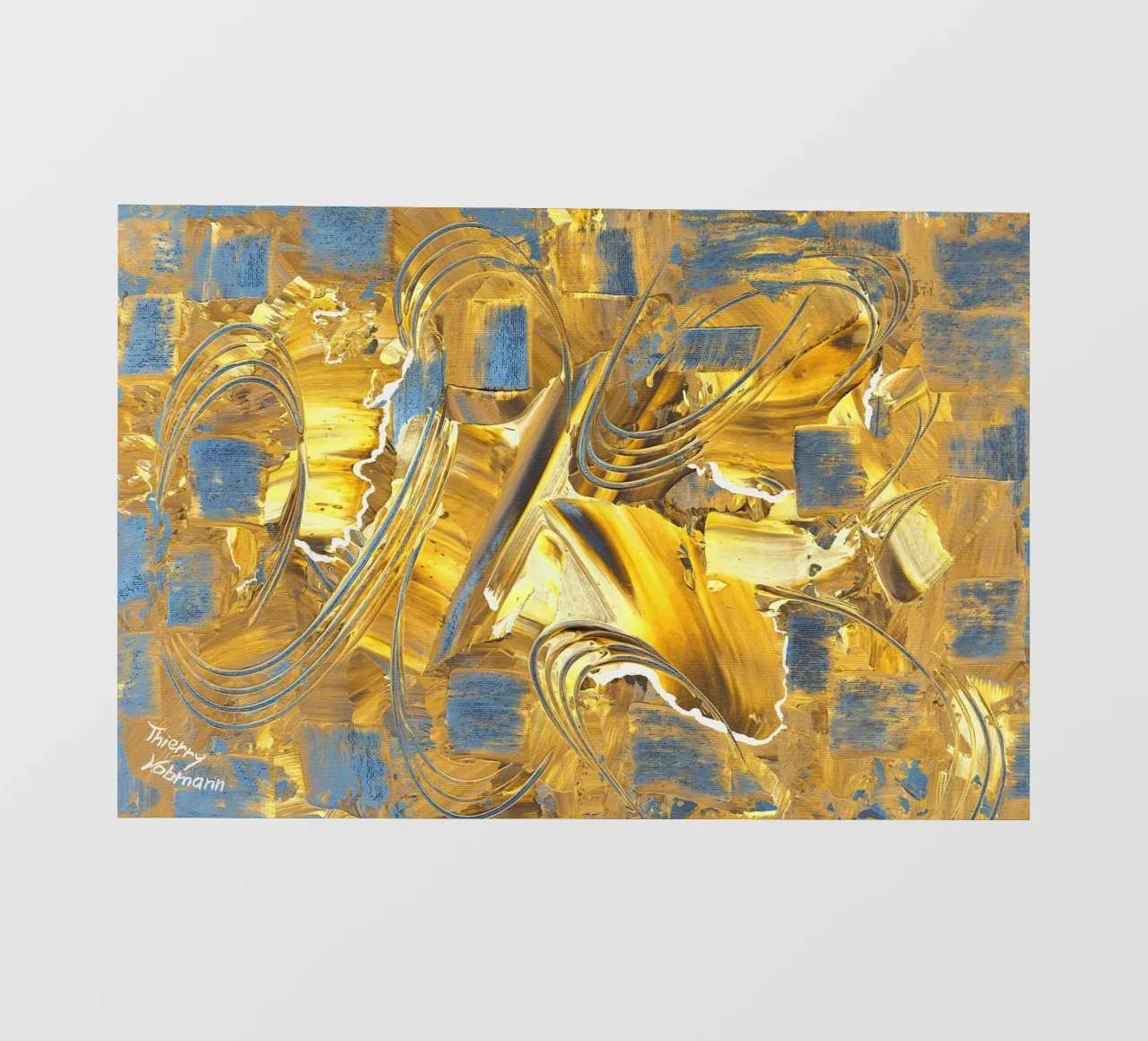 IDEAL GIFT 38 invers telo in pvc da Thierry Vobmann Abstract painting