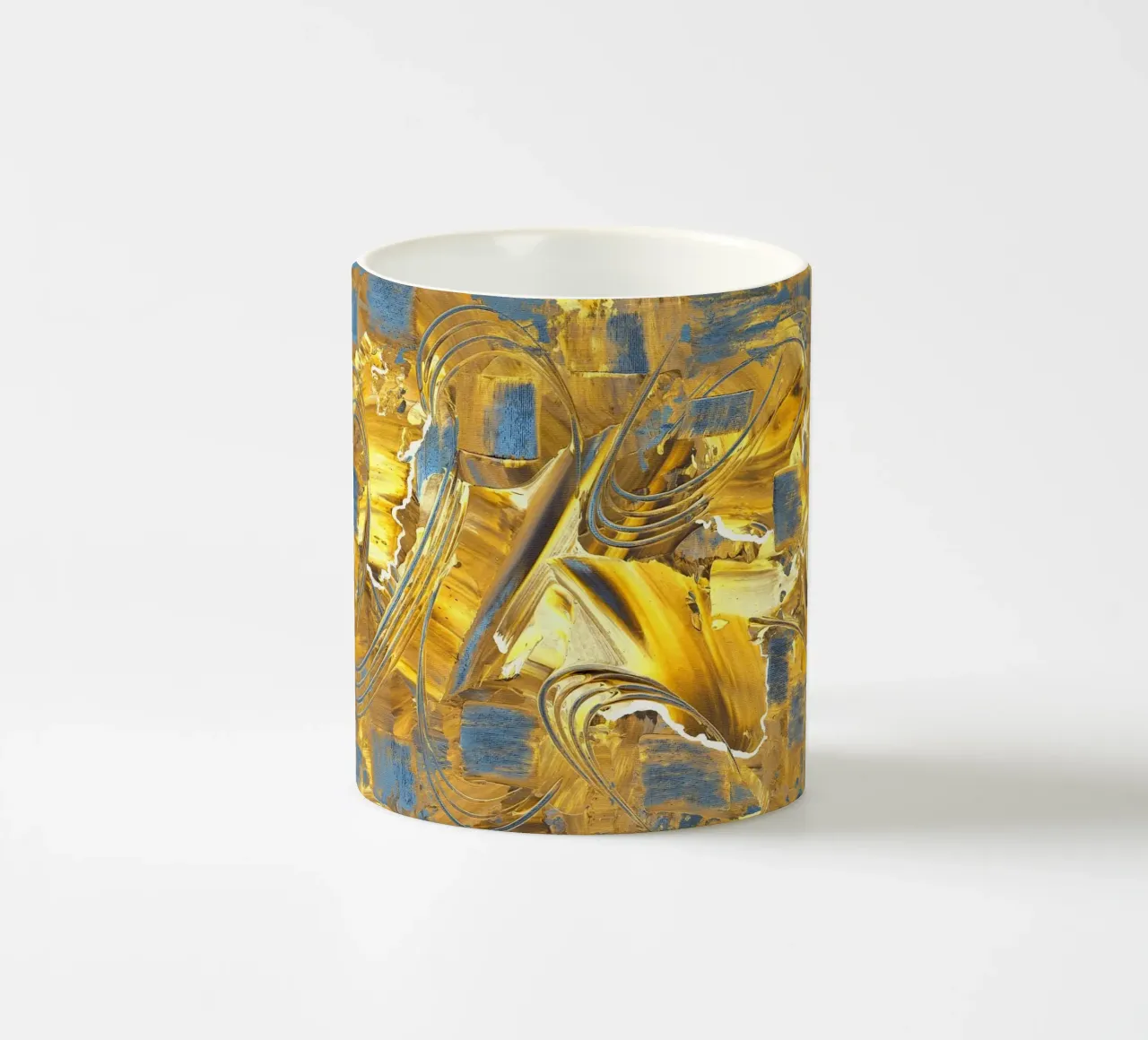 IDEAL GIFT 38 invers tazza in ceramica da Thierry Vobmann Abstract painting