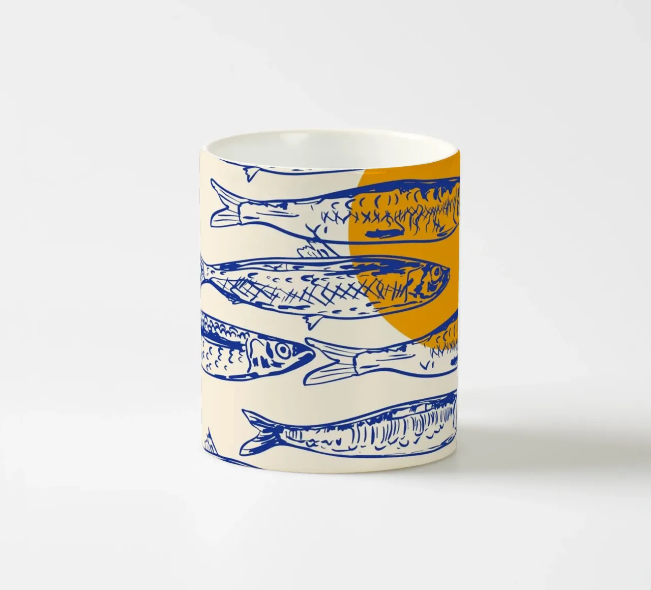 Sarde al tramonto tazza in ceramica da EDMPROJECT