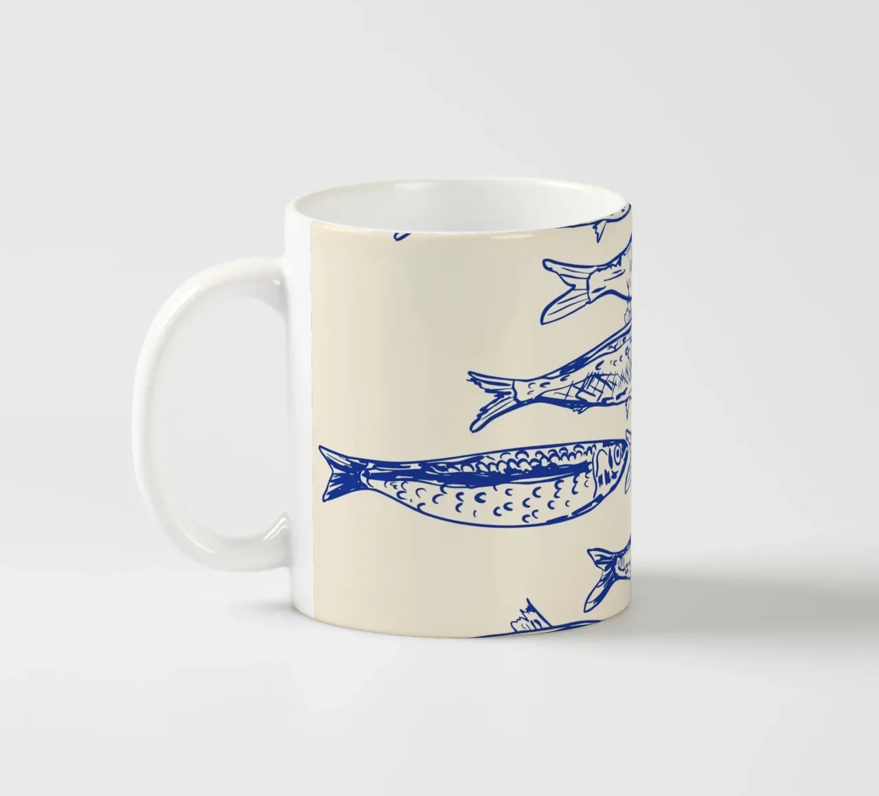 Sarde al tramonto tazza in ceramica da EDMPROJECT