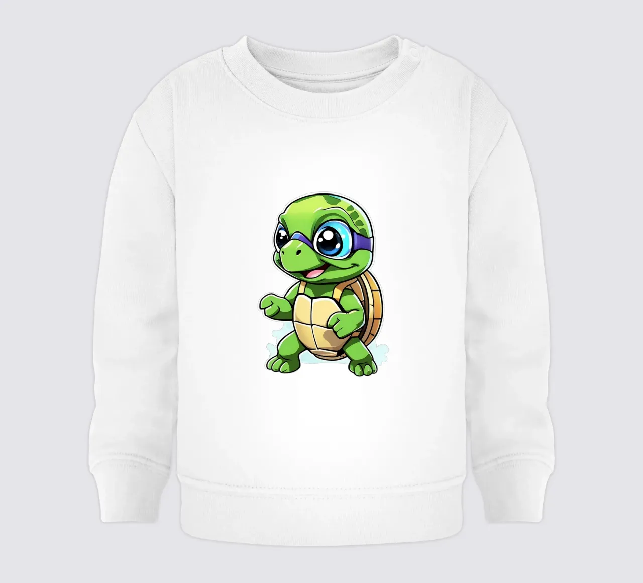 Tartaruga, piccola tartaruga come supereroe felpa neonato da Tierisch bunt by LK