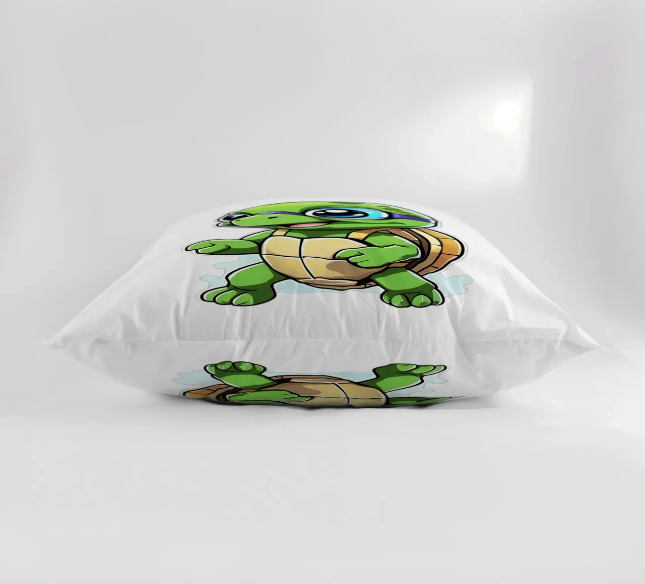 Tartaruga, piccola tartaruga come supereroe cuscino da Tierisch bunt by LK
