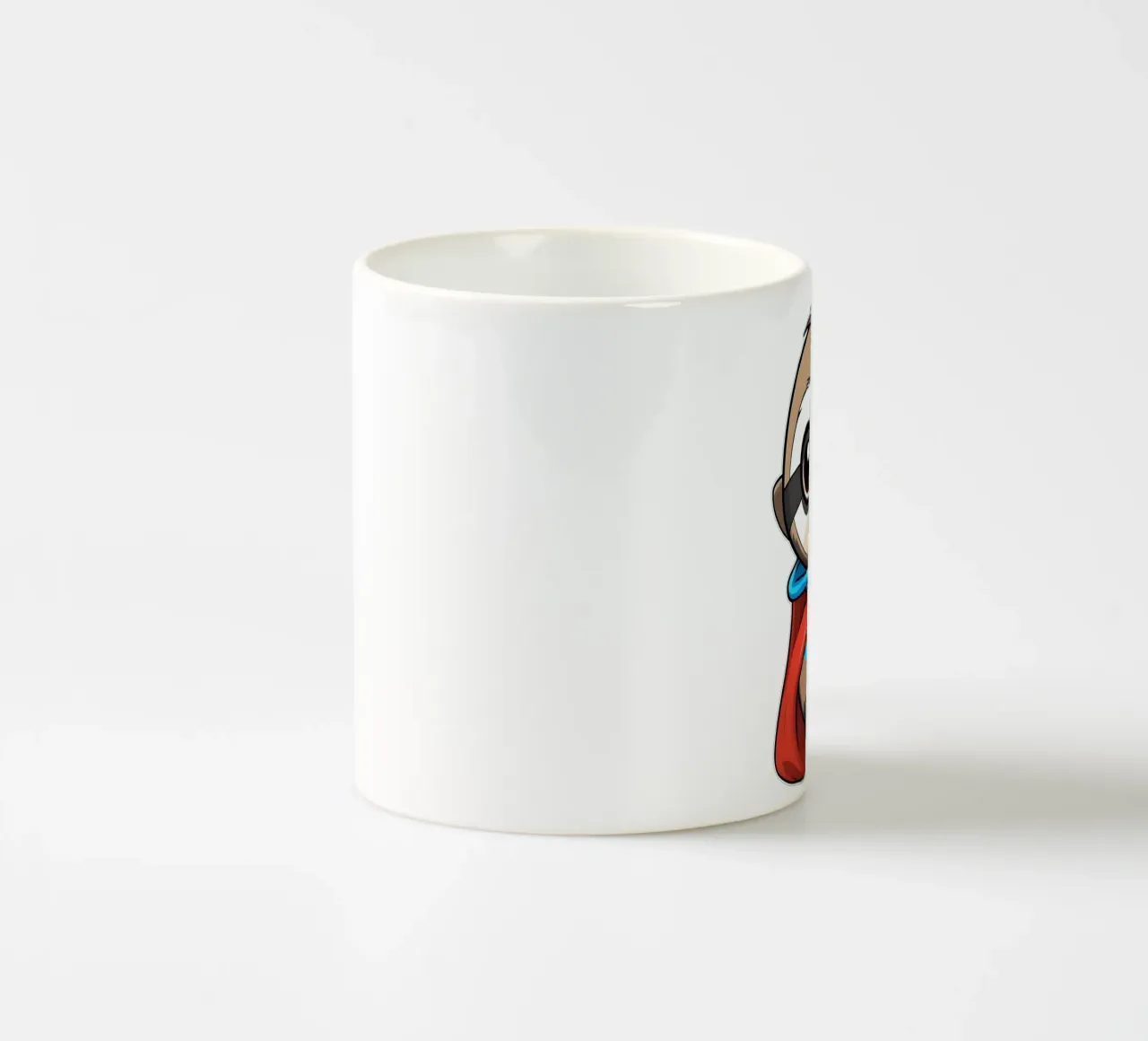 Bradipo, cucciolo di bradipo come supereroe tazza in ceramica da Tierisch bunt by LK