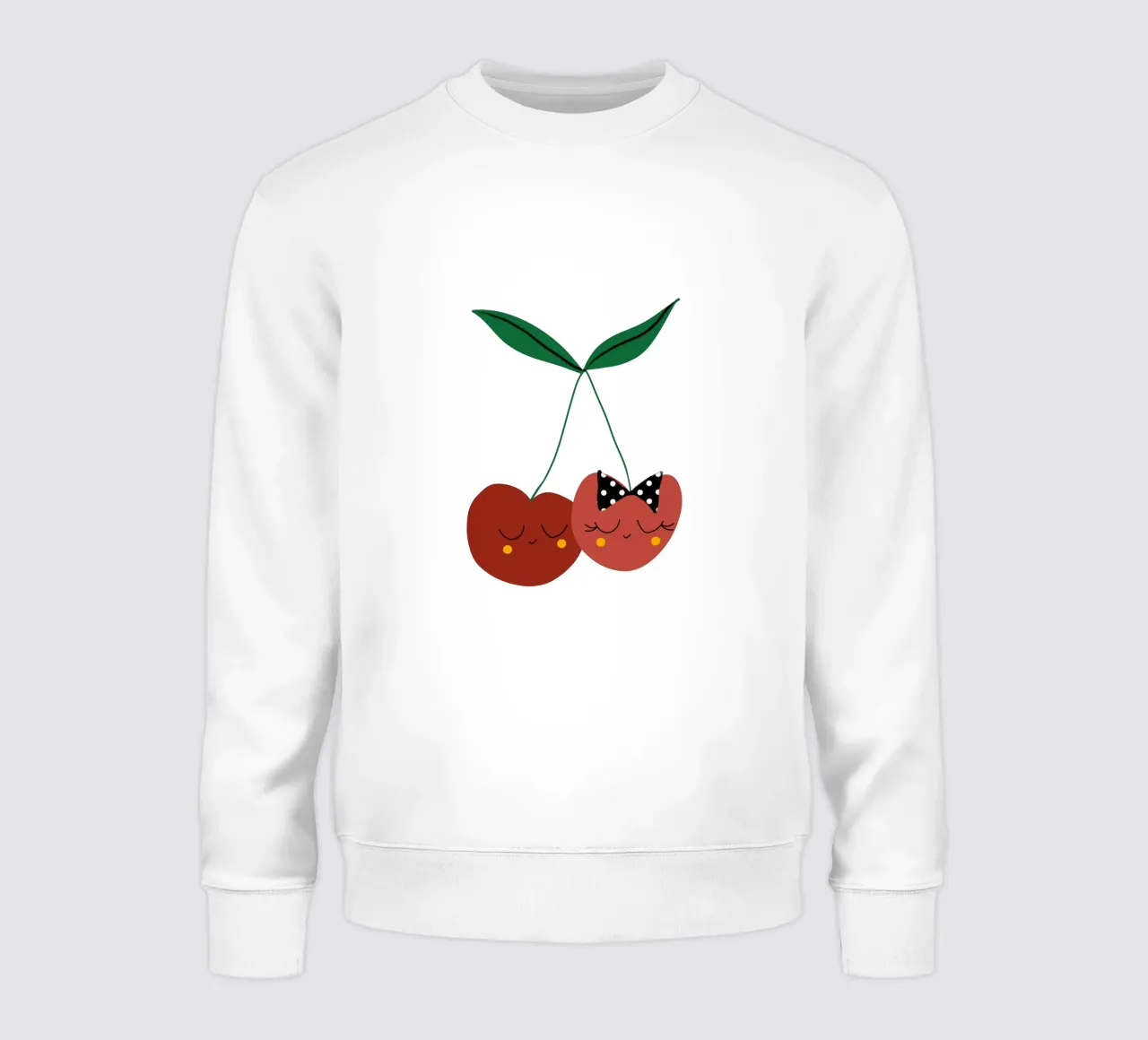 Amici della ciliegia - Arte della frutta felpa da susanacosta