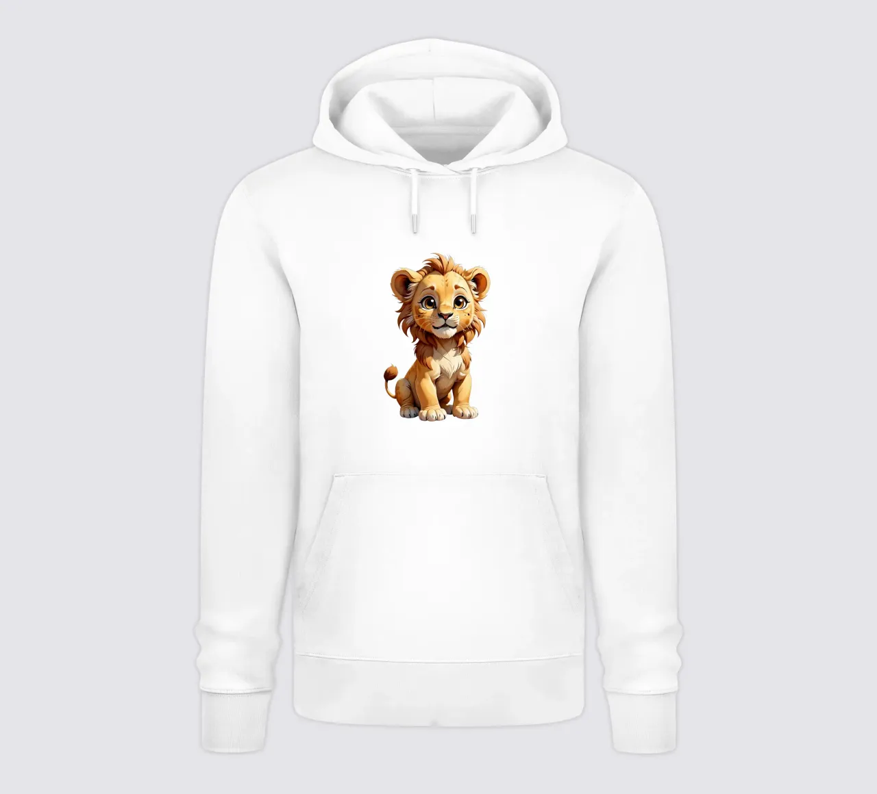 Leone, cucciolo di leone felpa con cappuccio da Tierisch bunt by LK