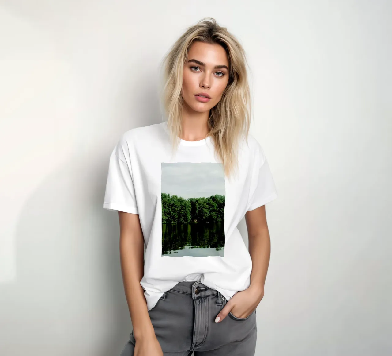 House At The Lake t-shirt da Sebastian Hilgetag