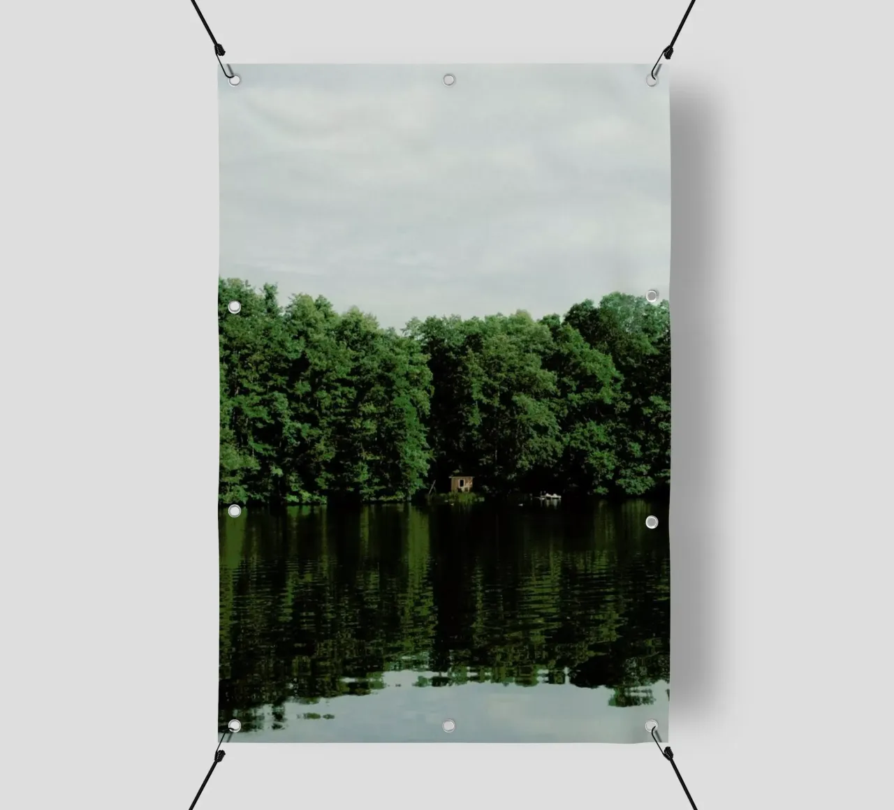 House At The Lake telo in pvc da Sebastian Hilgetag