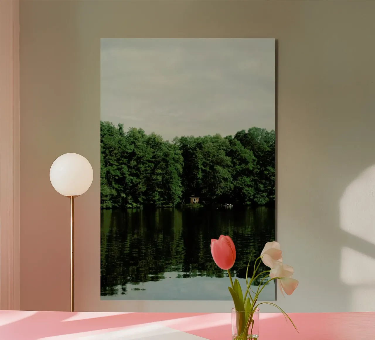 House At The Lake alluminio dibond da Sebastian Hilgetag