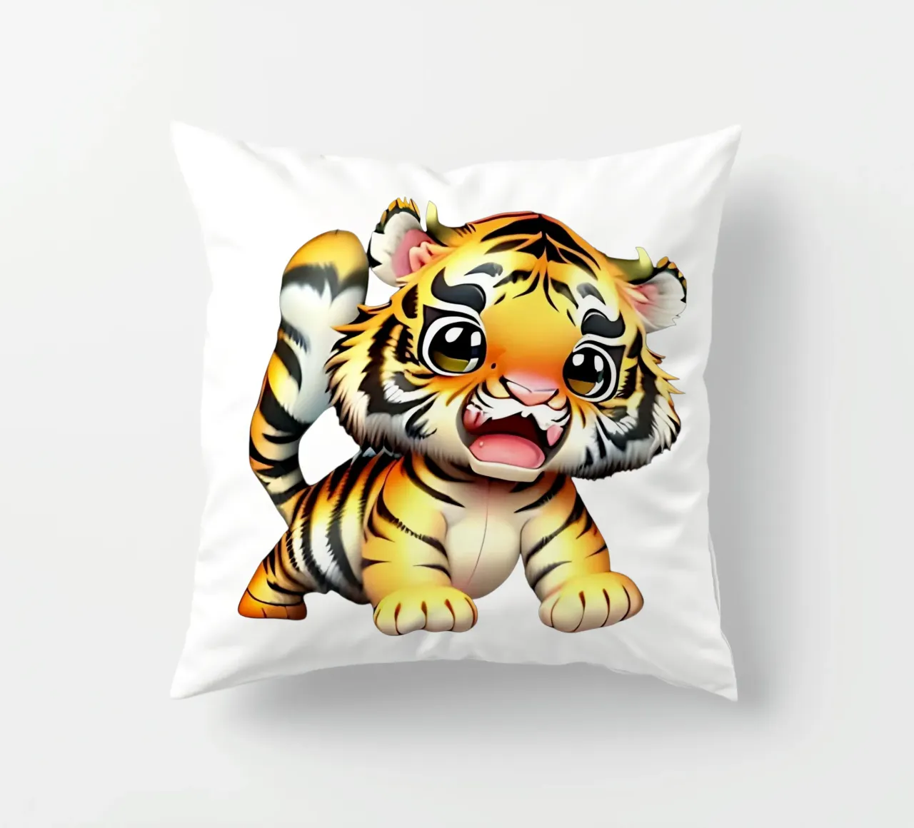 Tigre, cucciolo di tigre cuscino da Tierisch bunt by LK