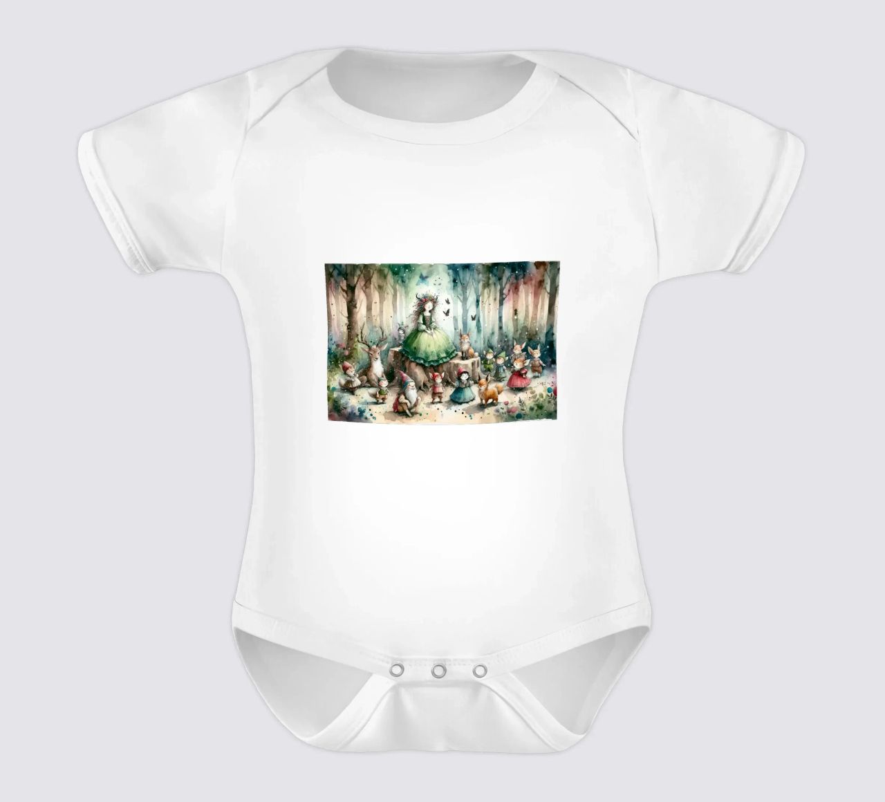 Magie de la forêt des contes de fées body bébé de Chromatic Fusion Studio