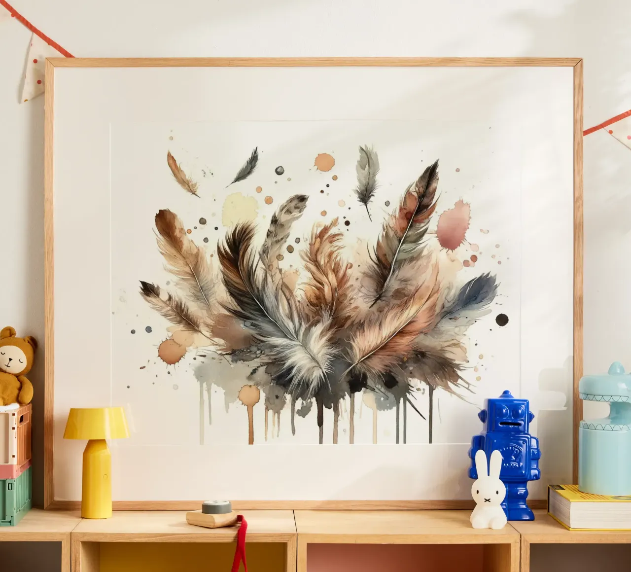 Piume in armonia poster da Chromatic Fusion Studio