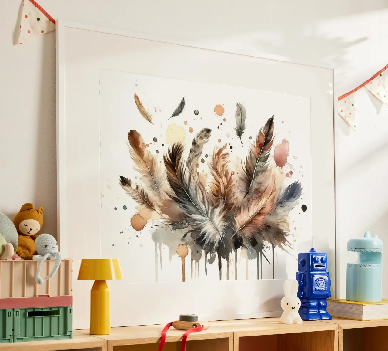 Piume in armonia poster da Chromatic Fusion Studio