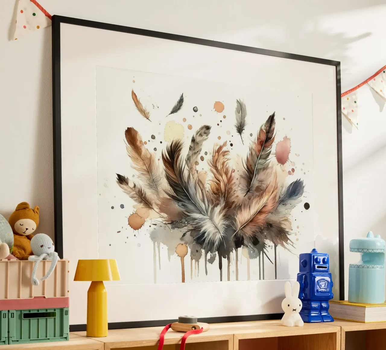 Piume in armonia poster da Chromatic Fusion Studio